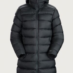 Arcteryx Seyla Black Down Parka Coat, Size XS in Excellent Condition